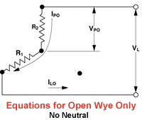 3-Phase Open Wye